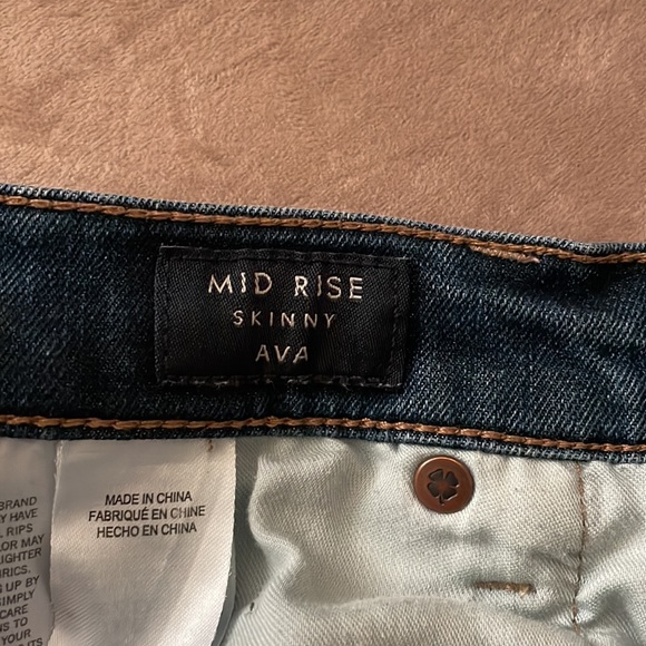 Lucky Brand Women's Mid Rise Skinny Ava Skinny Jeans Zipper Fly Stretch - Picture 6 of 6